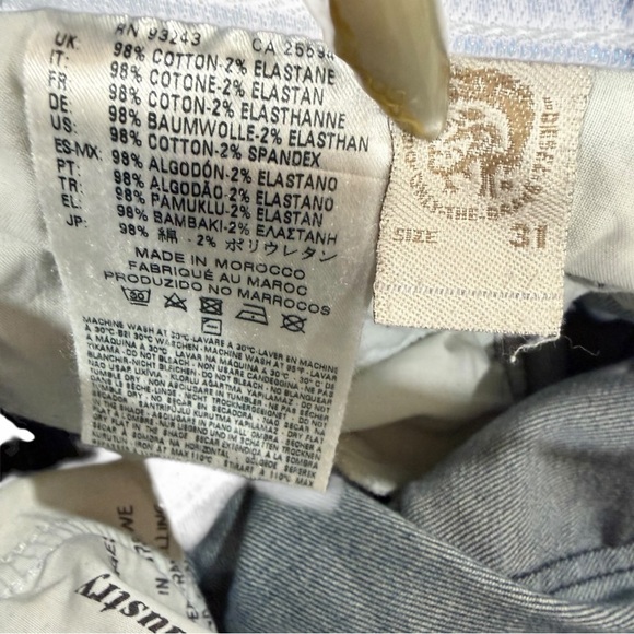 Diesel Buster Regular Slim Tapered Jeans | Wash 0669C Size 31x32 - Picture 4 of 6